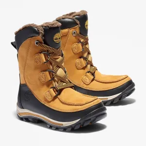 Timberland Kids Tan and Black Junior Chillberg Winter Waterproof New Boots 5.5