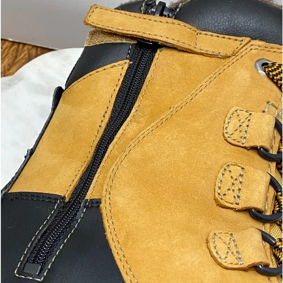 Timberland Kids Tan and Black Junior Chillberg Winter Waterproof New Boots 5.5