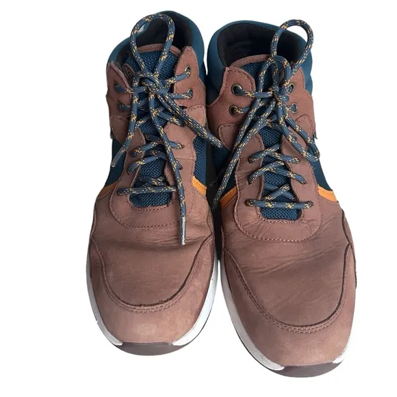 Timberland Leather Hiking Boots Boroughs Mid Boots Waterproof Rust Nubuck 10