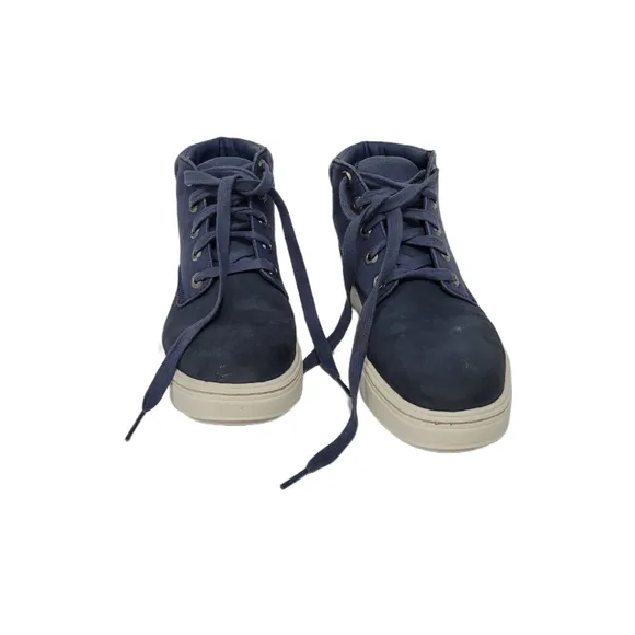 Timberland Londyn High-Top Sneaker Boots Women's Size 8 Blue Leather Lace Up