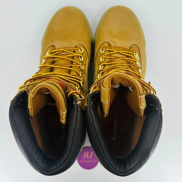 Timberland Mens' 6-Inch Field Boots Waterproof 'Wheat' Leather A18QV Size 9