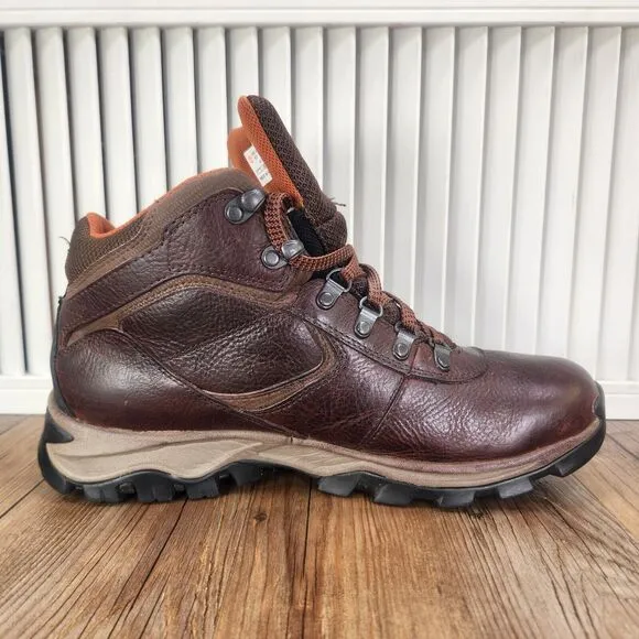 Timberland Mt Maddsen Mens Size 10.5 Brown Leather Waterproof Mid Hiking Boots
