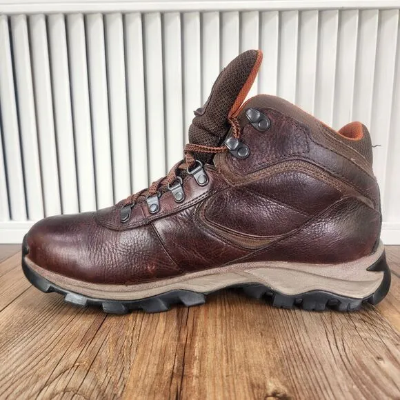 Timberland Mt Maddsen Mens Size 10.5 Brown Leather Waterproof Mid Hiking Boots