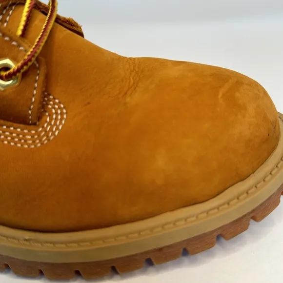 Timberland® Premium 6-Inch Waterproof Boots Tan Men’s 5.5 Women’s 7 Lace Up