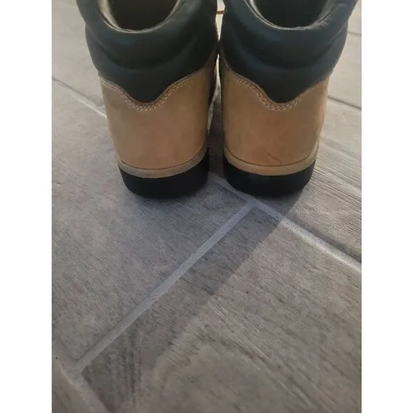 Timberland Youth Field Boot Leather Tan Brown Size 6