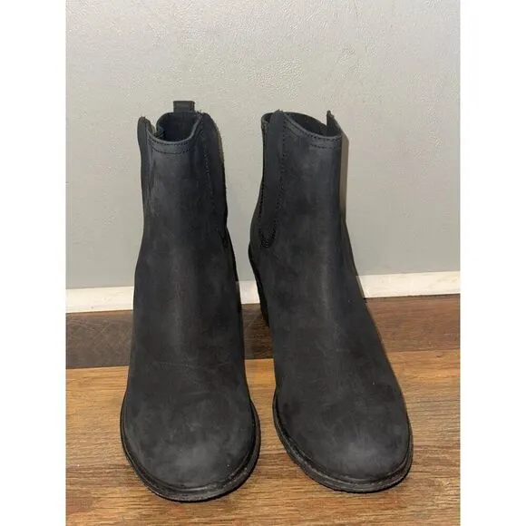 Timberland Amston Chelsea Boots Brown Leather TB0A19AJ Wedge Boots Size 10
