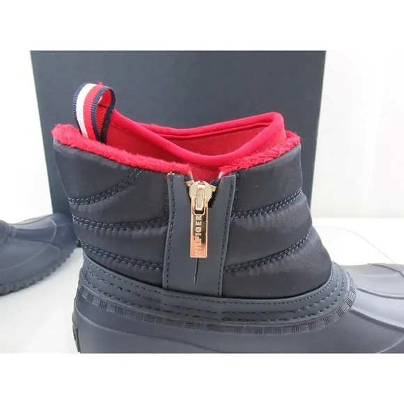 Tommy Hilfiger Roana Cold Weather Duck Boots Rain Boots Dark Blue Size 7