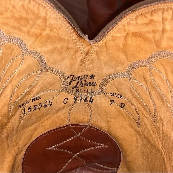 Tony Lama Men's Brown Western Boots Style 9164