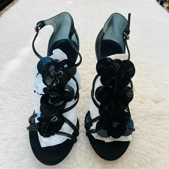Tory Burch Stilletos Strappy heels Shoes Size 7.5 M