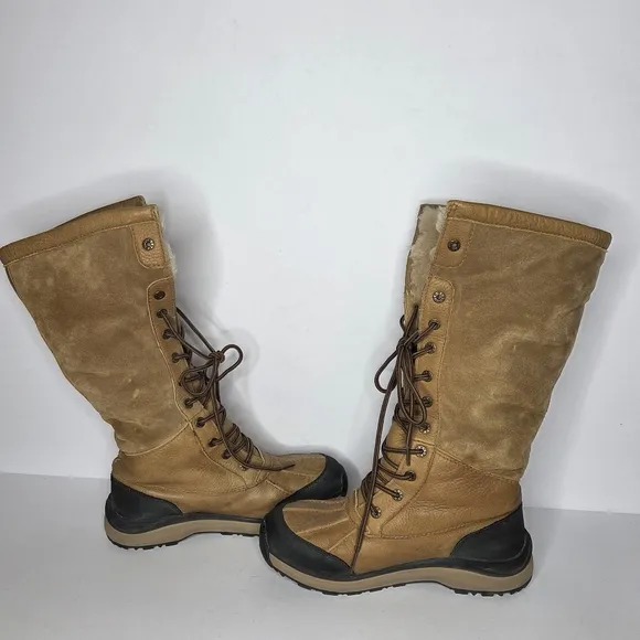 Ugg Adirondack Tall Brown Boots Women's Size 7.5