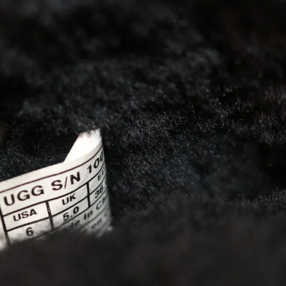 UGG Australia Reverse Sequin Eva Short Boots in Black and Silver