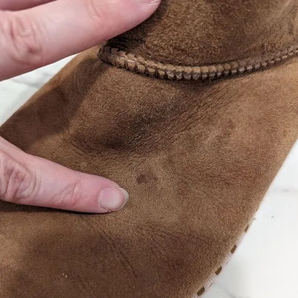Ugg Australia Women's Camel Tan 78 Classic Short Shearling Sheepskin Boots 8