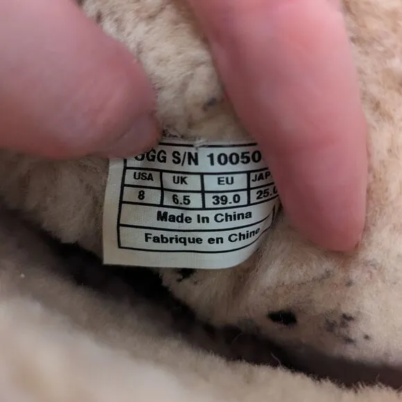 Ugg Australia Women's Camel Tan 78 Classic Short Shearling Sheepskin Boots 8