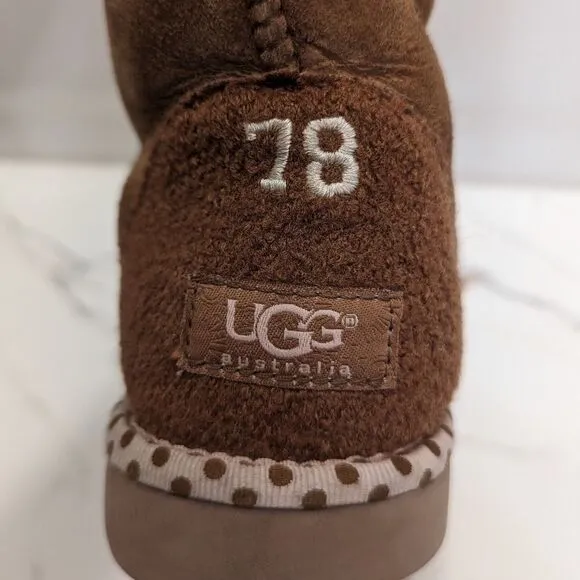 Ugg Australia Women's Camel Tan 78 Classic Short Shearling Sheepskin Boots 8