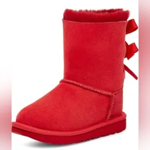 UGG® AUTHENTIC UGG BIG GIRLS BAILEY II BOW COZY WINTER BOOT $150 WOMEN CAN WEAR