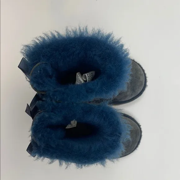 UGG Blue Fur-Lined Boots