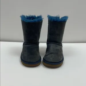 UGG Blue Fur-Lined Boots
