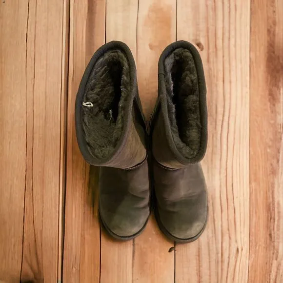 Ugg Boots Kids Waterproof Classic Short II Gray  Size 3