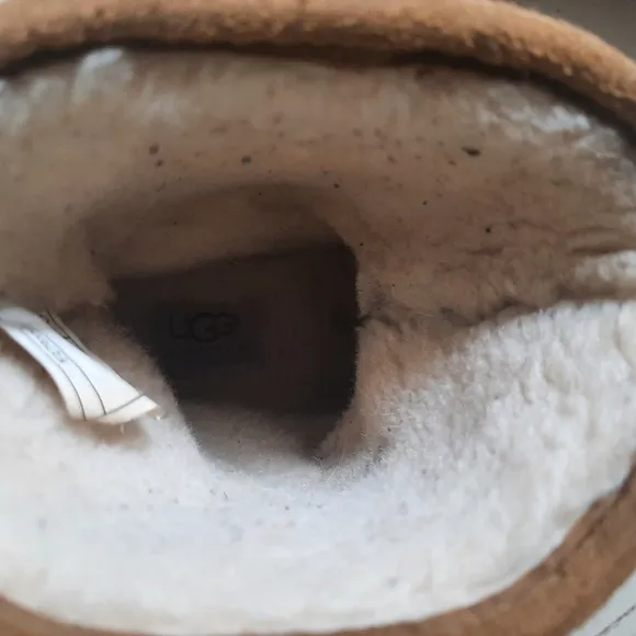 UGG Boys Brown Leather Boots