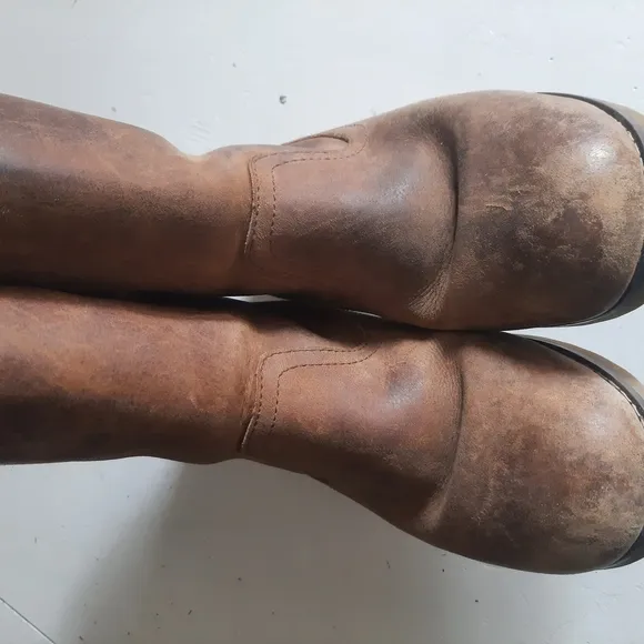 UGG Boys Brown Leather Boots