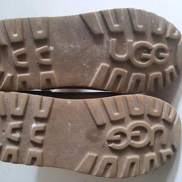 UGG Boys Brown Leather Boots
