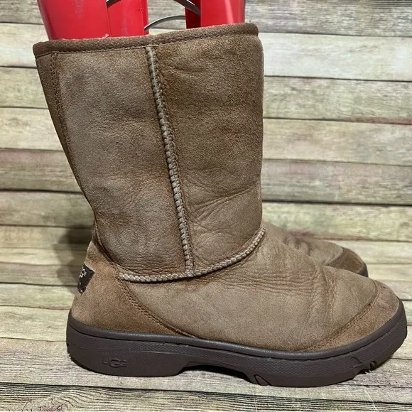 Ugg Brown Suede Ultra Short Boots