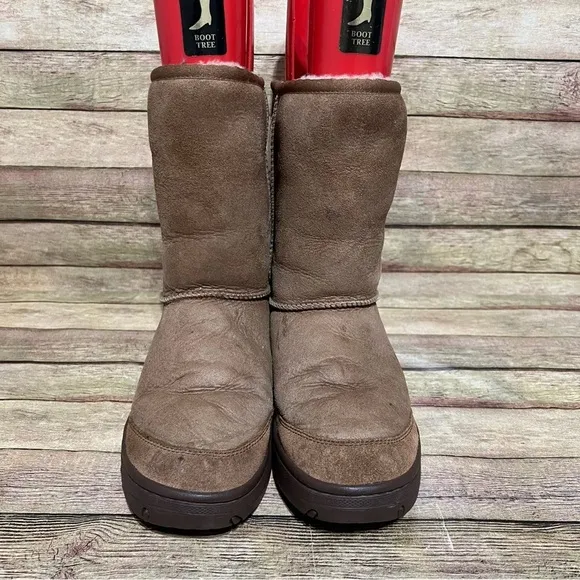 Ugg Brown Suede Ultra Short Boots