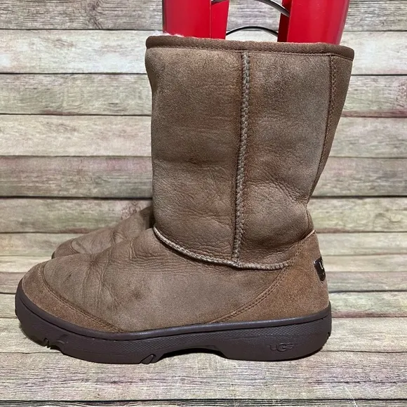 Ugg Brown Suede Ultra Short Boots