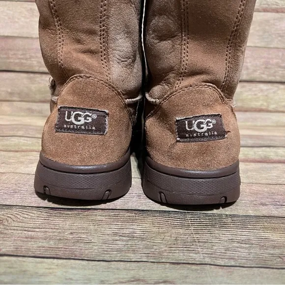 Ugg Brown Suede Ultra Short Boots