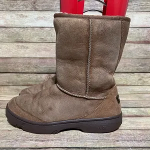 Ugg Brown Suede Ultra Short Boots