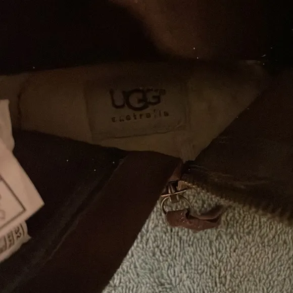 UGG buckle motorcycle boots brown size 7