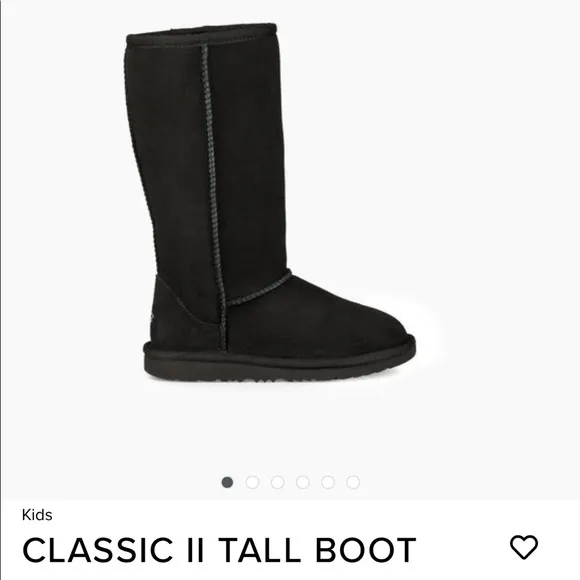 Ugg Classic II Shearling lined Tall Boots 3 Youth Warm Cozy Winter Gorpcore