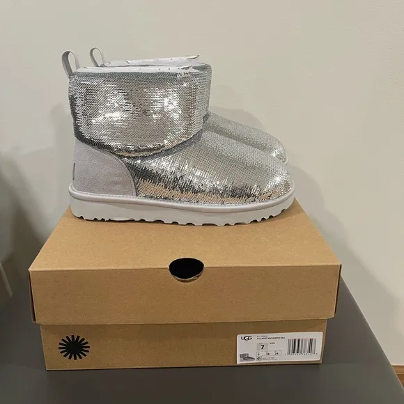 UGG Classic Mini Mirror Ball Boots