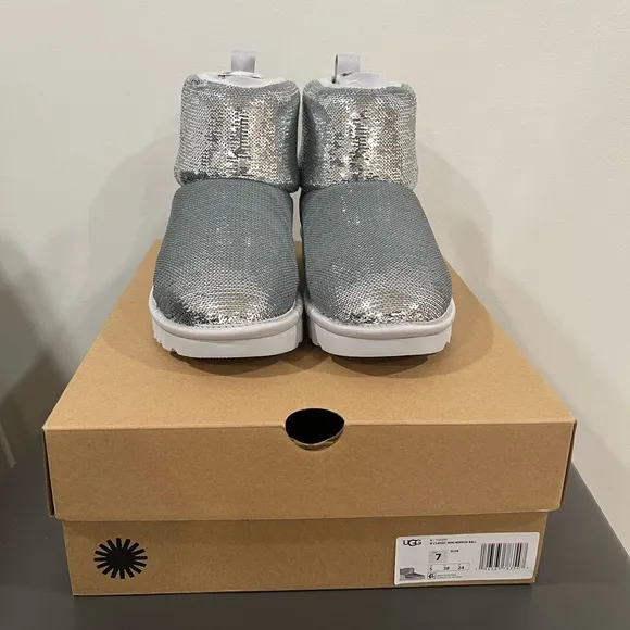 UGG Classic Mini Mirror Ball Boots