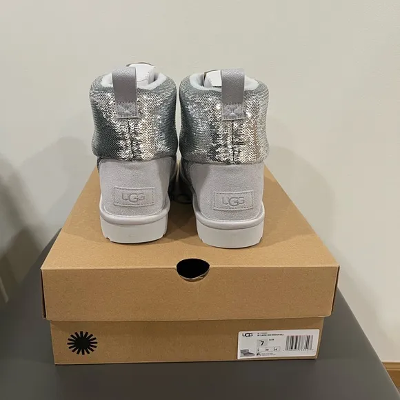 UGG Classic Mini Mirror Ball Boots