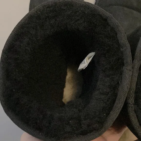 UGG Classic Short Boots Black Suede Size 9 (Women) / 8 (Men)