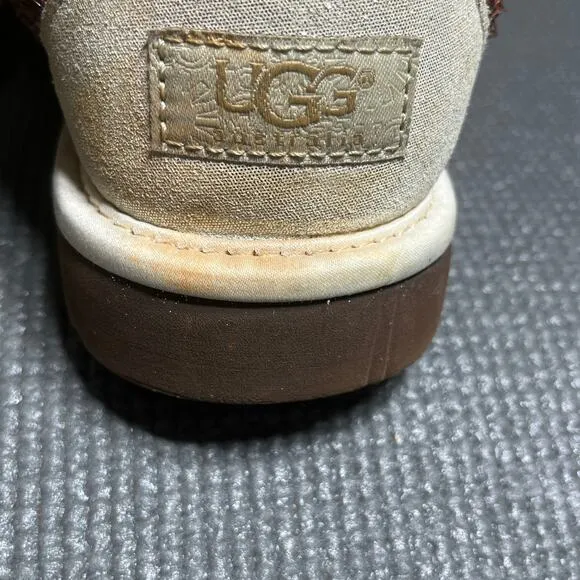 UGG Classic Short Boots Womens Size 6 Multicolor Sequin Sparkling 3353 Pull‎ On
