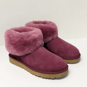 UGG Classic Short II Booties, Purple Suede, Women's 6 M
