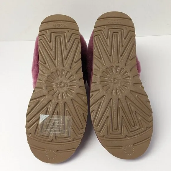 UGG Classic Short II Booties, Purple Suede, Women's 6 M
