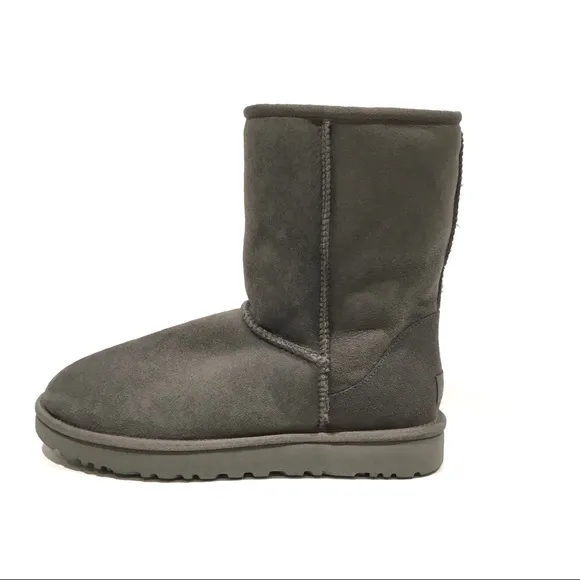 UGG Classic Short II Boots -Grey Twinface Sheepskin -Women’s US 11 -NEW