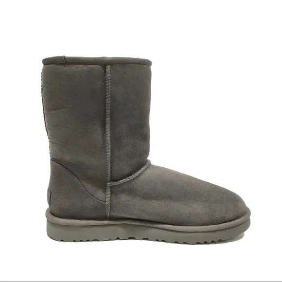 UGG Classic Short II Boots -Grey Twinface Sheepskin -Women’s US 11 -NEW
