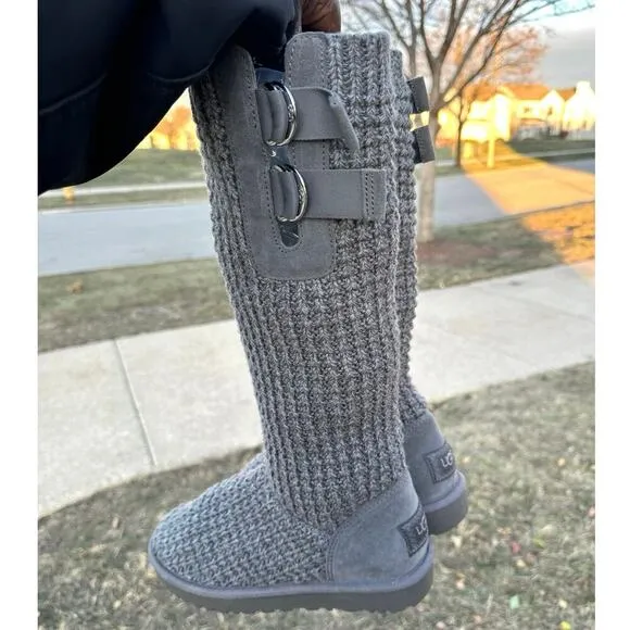 UGG Classic Solene Tall Women’s Boots Size 7 Gray