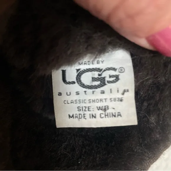 UGG Classsic Short Dark Brown Suede Boots