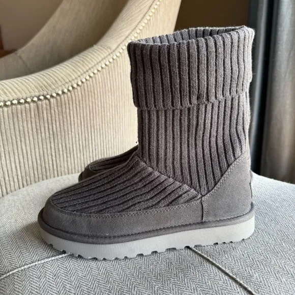 UGG Gray Ankle Boots