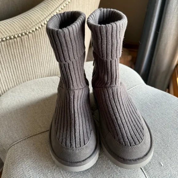 UGG Gray Ankle Boots