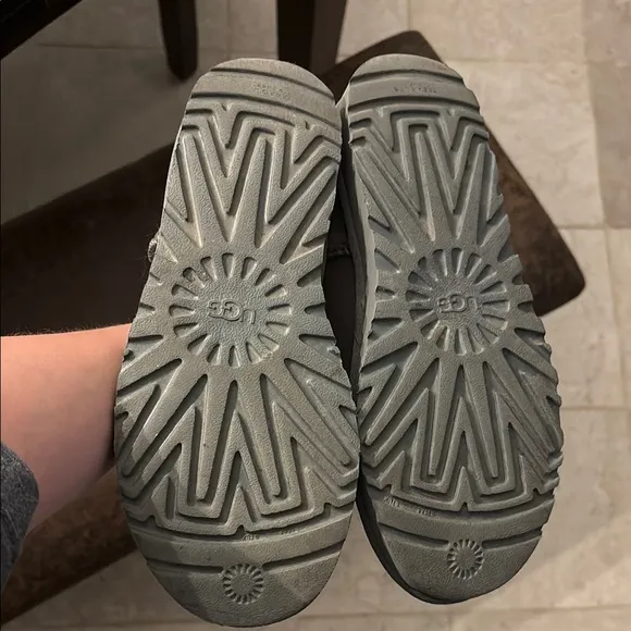UGG Gray Mini Boots