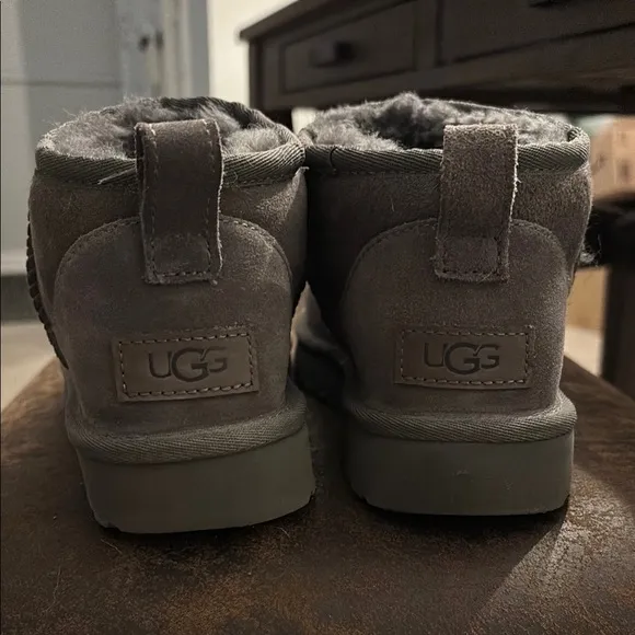 UGG Gray Mini Boots
