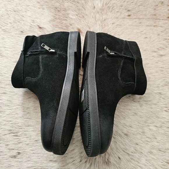 UGG Josefene Cuff Women's Suede Ankle Boots in Black NEW