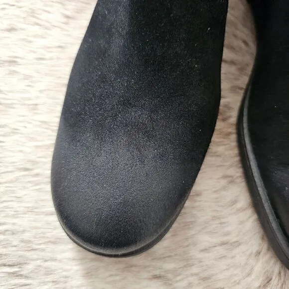 UGG Josefene Cuff Women's Suede Ankle Boots in Black NEW