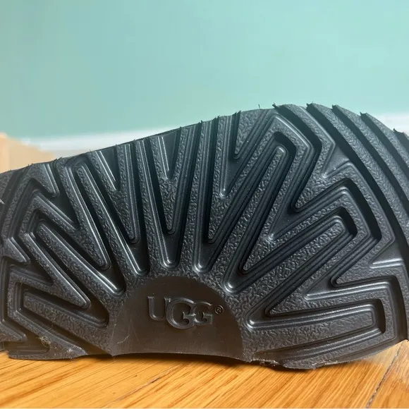 UGG Kids Black and Red Boots